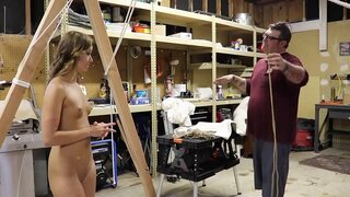 Christy Love Nude Restraints Ceangailte Arms Breast